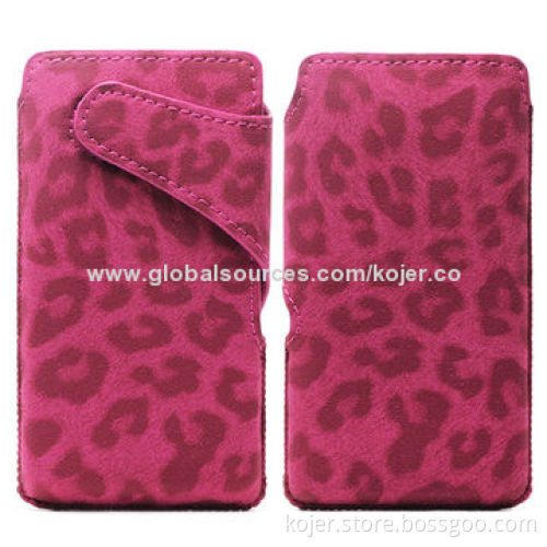 Universal PU Leather Mobile Phone Pouches, Different Sizes Available
